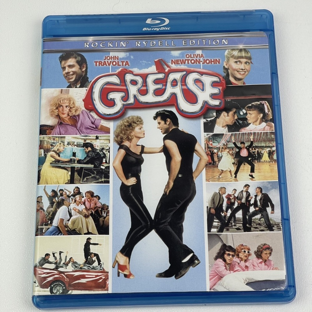 Grease Rockin Rydell Edition 1978 Blu Ray Olivia Newton John John Travolta